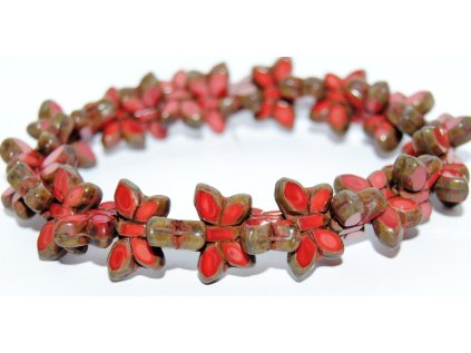 Butterfly - Table cut beads -20x12mm