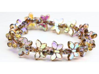 Butterfly - Table cut beads -20x12mm