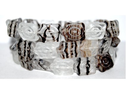 Turtles - Table cut beads 18x13mm