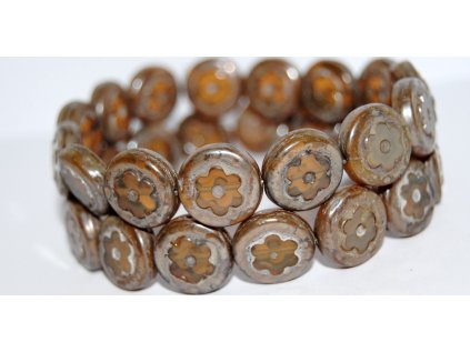 Flowers 14mm - Table Cut Beads