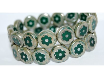 Flowers 14mm - Table Cut Beads