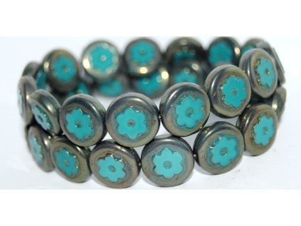 Flowers 14mm - Table Cut Beads