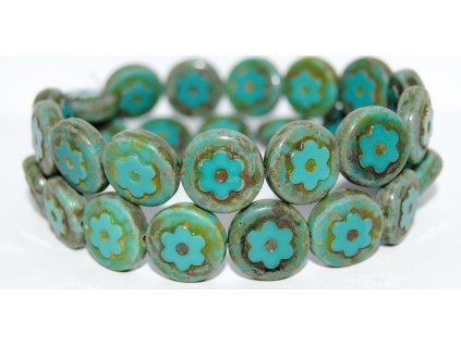 Flowers 14mm - Table Cut Beads