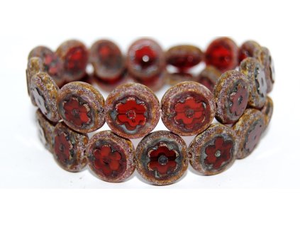 Flowers 14mm - Table Cut Beads