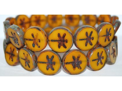 The Dragonfly - 17mm - Table cut beads