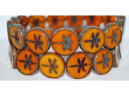 The Dragonfly - 17mm - Table cut beads