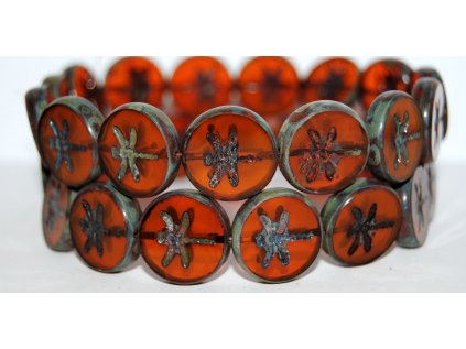 The Dragonfly - 17mm - Table cut beads
