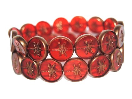 The Dragonfly - 17mm - Table cut beads