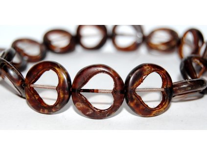 Table cut - Hearts 21mm