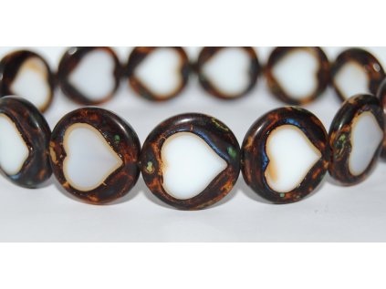 Table cut - Hearts 21mm