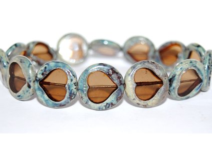 Table cut - Hearts 21mm