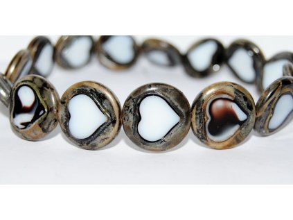 Table cut - Hearts 21mm