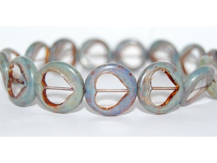 Table cut - Hearts 21mm