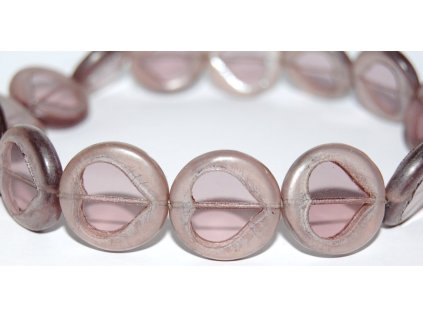 Table cut - Hearts 21mm