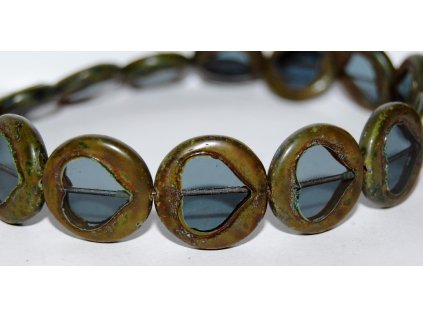 Table cut - Hearts 21mm