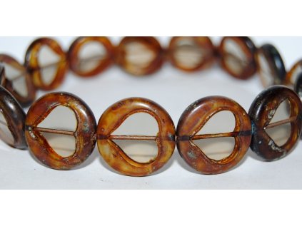 Table cut - Hearts 21mm