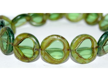 Table cut - Hearts 21mm