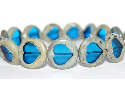 Table cut - Hearts 21mm