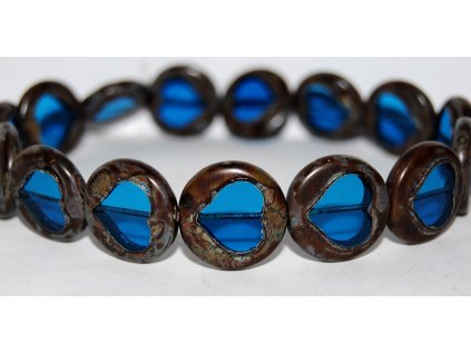 Table cut - Hearts 21mm