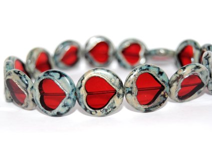 Table cut - Hearts 21mm