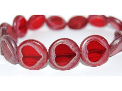 Table cut - Hearts 21mm