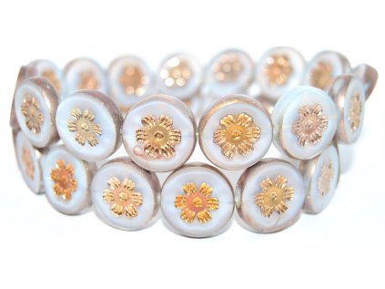 Table Cut Beads - Flower 16mm