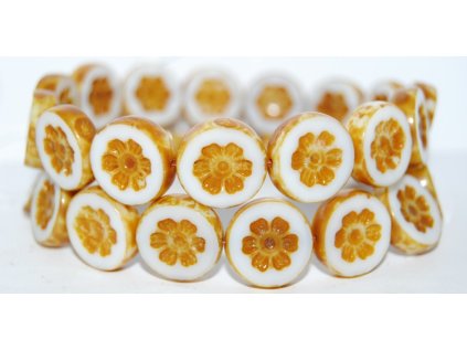 Table Cut Beads - Flower 16mm