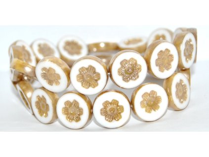 Table Cut Beads - Flower 16mm