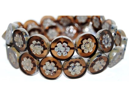 Table Cut Beads - Flower 16mm