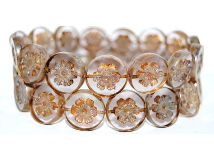 Table Cut Beads - Flower 16mm