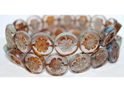 Table Cut Beads - Flower 16mm