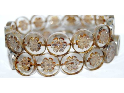 Table Cut Beads - Flower 16mm