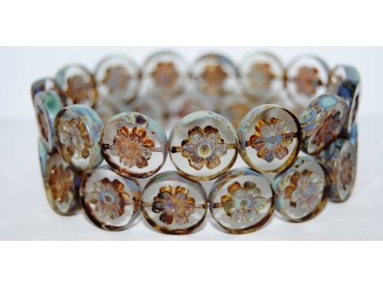 Table Cut Beads - Flower 16mm
