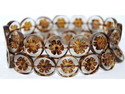 Table Cut Beads - Flower 16mm