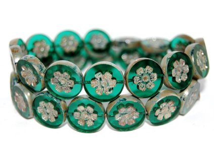 Table Cut Beads - Flower 16mm