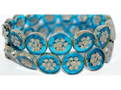 Table Cut Beads - Flower 16mm