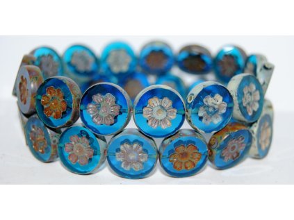 Table Cut Beads - Flower 16mm