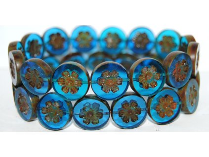 Table Cut Beads - Flower 16mm
