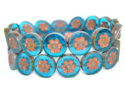 Table Cut Beads - Flower 16mm