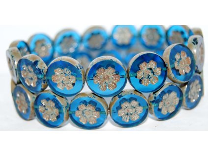 Table Cut Beads - Flower 16mm