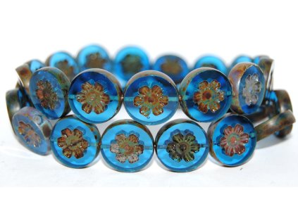 Table Cut Beads - Flower 16mm