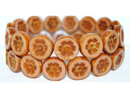 Table Cut Beads - Flower 16mm