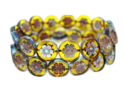Table Cut Beads - Flower 16mm