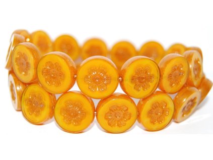 Table Cut Beads - Flower 16mm