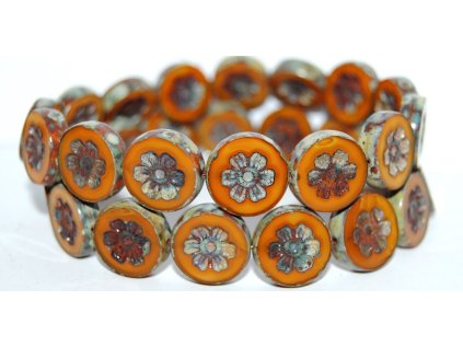 Table Cut Beads - Flower 16mm