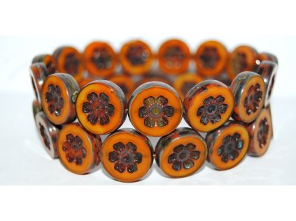 Table Cut Beads - Flower 16mm