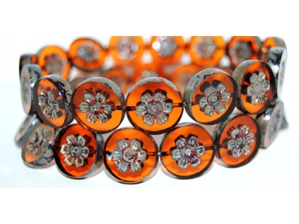 Table Cut Beads - Flower 16mm
