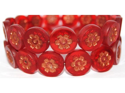 Table Cut Beads - Flower 16mm