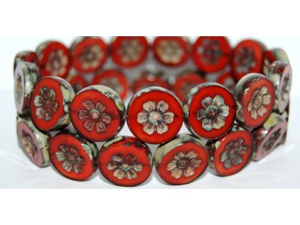 Table Cut Beads - Flower 16mm