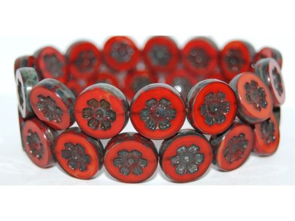 Table Cut Beads - Flower 16mm